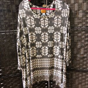 Ruby Rd Long Sleeve Printed Shirt